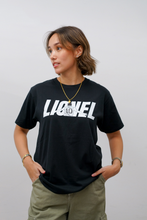 Load image into Gallery viewer, LIONEL: Black Graphic Tee (ON-HAND)