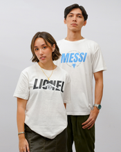 Load image into Gallery viewer, Lionel in White Graphic Tee (ON-HAND)
