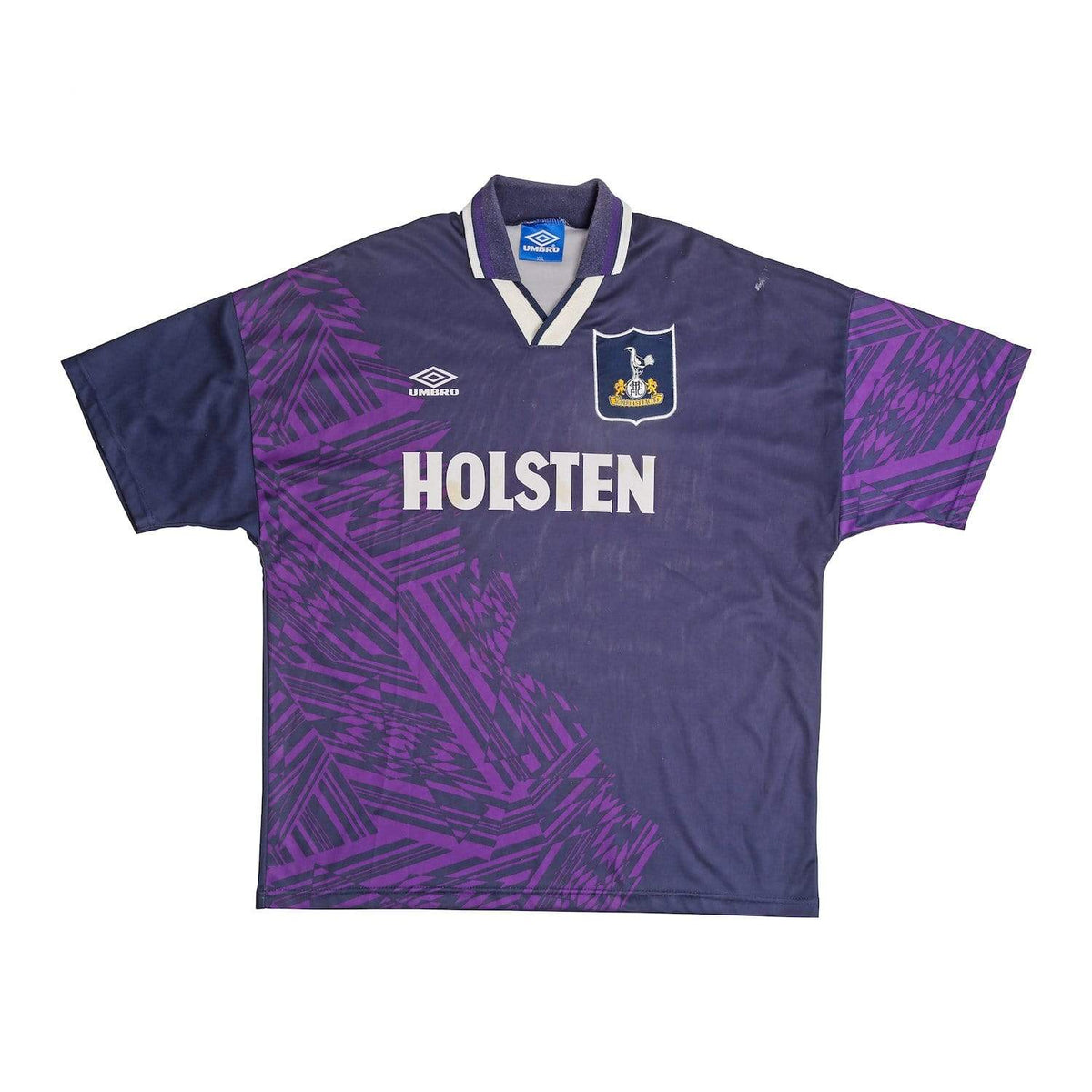 ウェア 94/95 umbro Tottenham away jersey kit 1994-95 Tottenham Away Shirt Sheringham #10 - 8/10 - (L)
