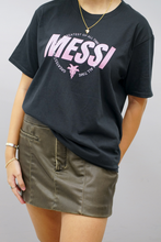 Load image into Gallery viewer, Messi the Goat : Black Inter-Miami Graphic Tee (ON-HAND)