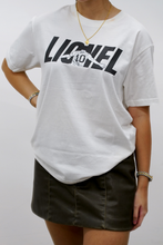 Load image into Gallery viewer, Lionel in White Graphic Tee (ON-HAND)