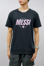 Load image into Gallery viewer, Messi the Goat : Black Inter-Miami Graphic Tee (ON-HAND)