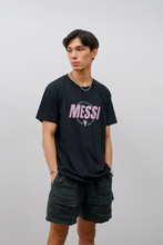 Load image into Gallery viewer, Messi the Goat : Black Inter-Miami Graphic Tee (ON-HAND)
