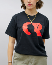 Load image into Gallery viewer, Ronaldo CR7: Black Graphic Tee (ON-HAND)