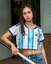 Load image into Gallery viewer, Argentina Home 26/27 Cropped Women's