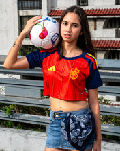 Load image into Gallery viewer, Spain Home 26/27 Cropped Women's