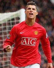 Load image into Gallery viewer, Manchester United Home Long Sleeves 07/08 Retro