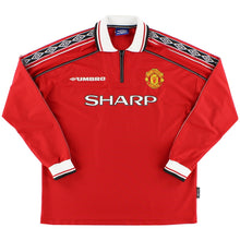 Load image into Gallery viewer, Manchester United Home Long Sleeves 98/99 Retro
