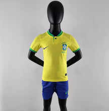 Load image into Gallery viewer, Brazil Home 22/23 (Kid&#39;s Size) (ON-HAND)
