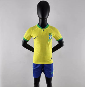 Brazil Home 22/23 (Kid's Size) (ON-HAND)