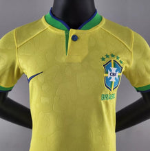 Load image into Gallery viewer, Brazil Home 22/23 (Kid&#39;s Size) (ON-HAND)
