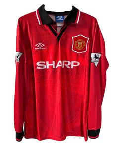 Manchester United Home Long Sleeves 94/95 Retro