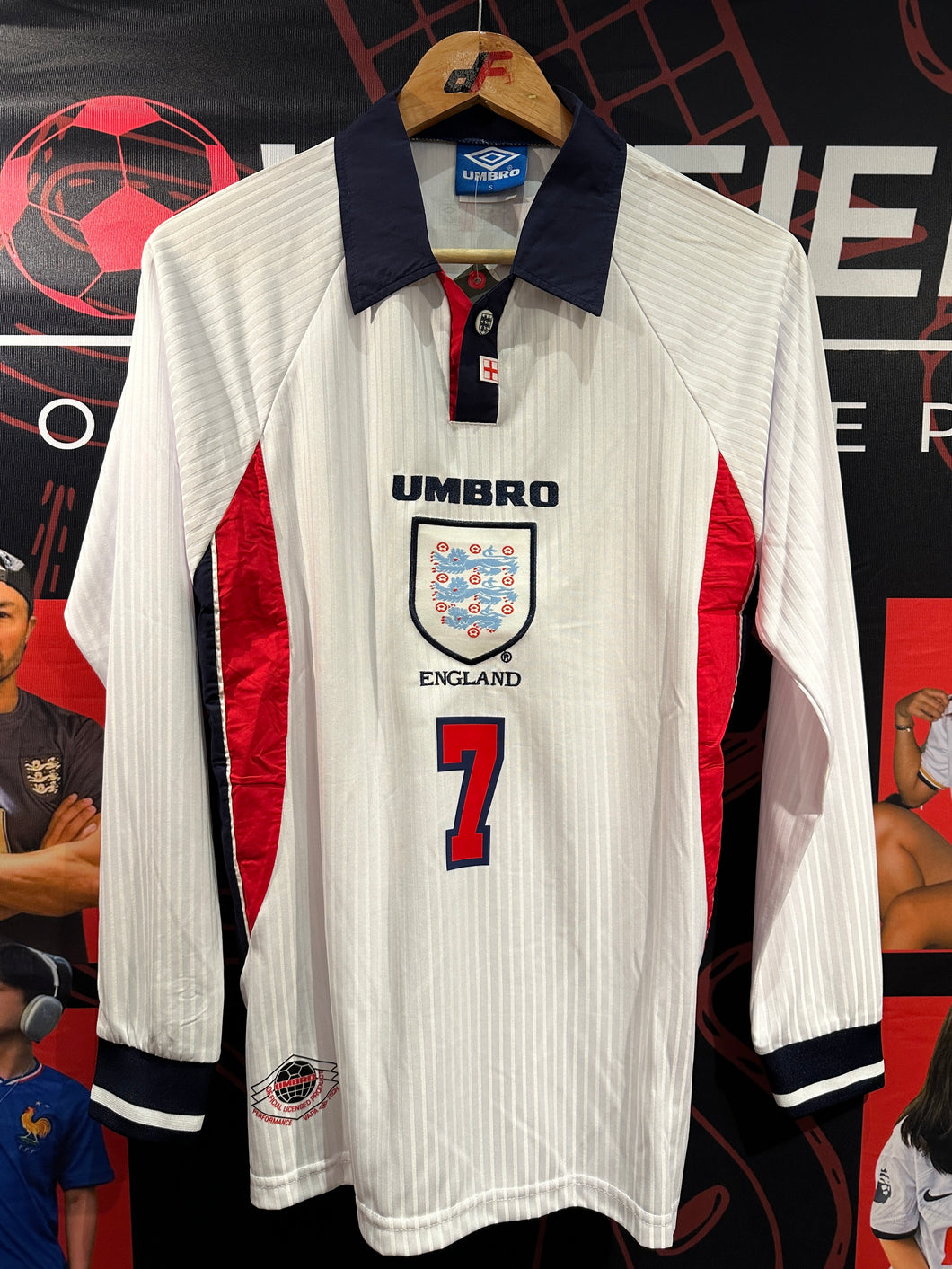 England Home Long Sleeves 98/99 Retro (ON-HAND)