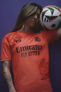 Real Madrid Y-3 Orange Kit 23/24