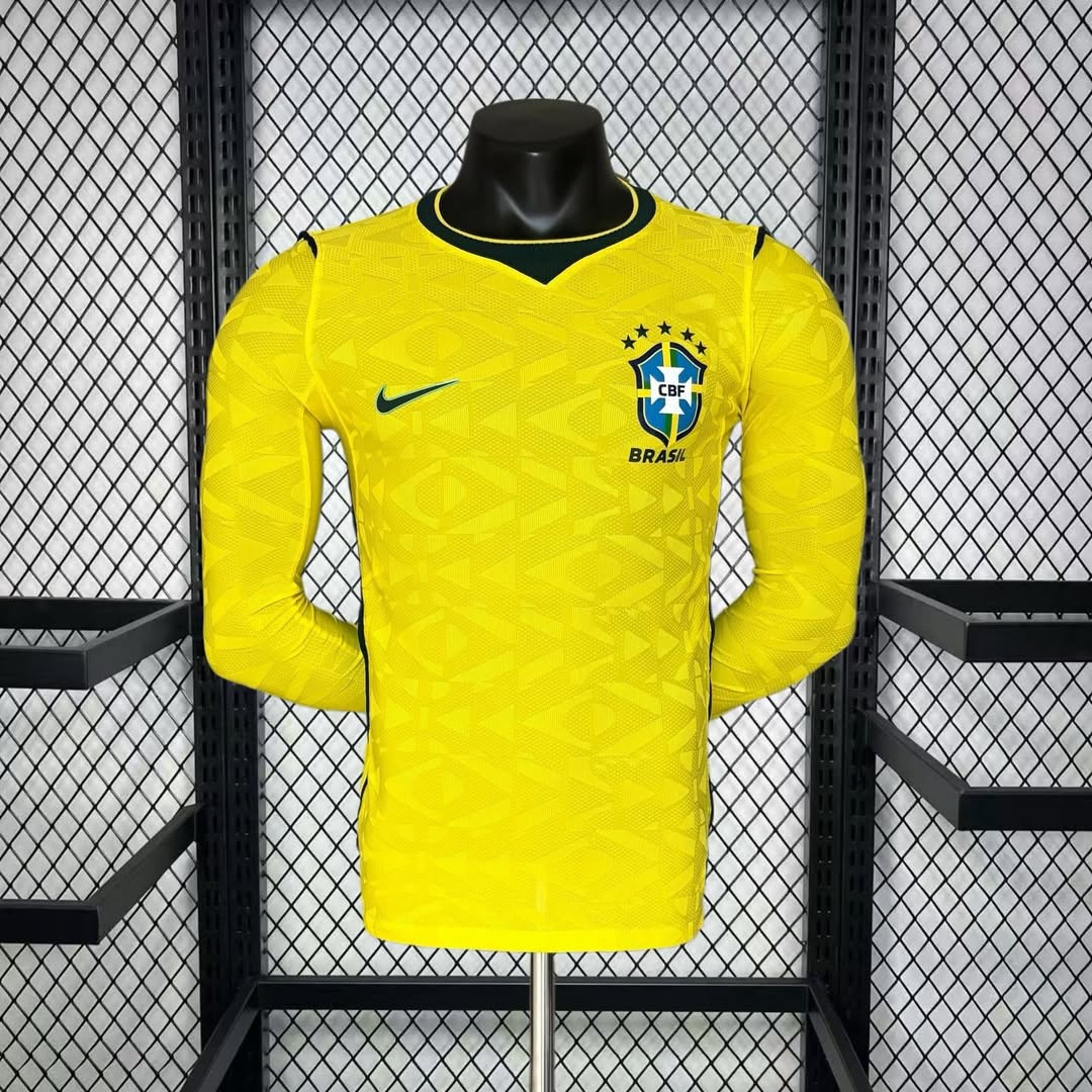 Brazil Home Long Sleeves 26/27 – Downfield