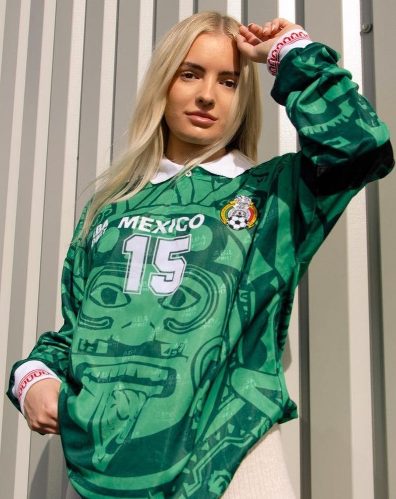 Retro Mexico Jersey 1998 Soccer Team Mexico 1998 Football Shirt