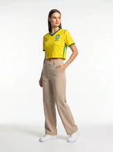 Load image into Gallery viewer, Brazil Home 26/27 Cropped Women's
