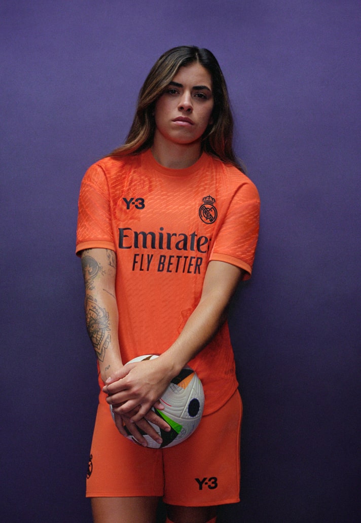 Real Madrid Y-3 Orange Kit 23/24