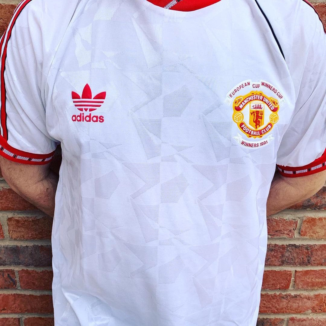 manchester united 1991 away shirt
